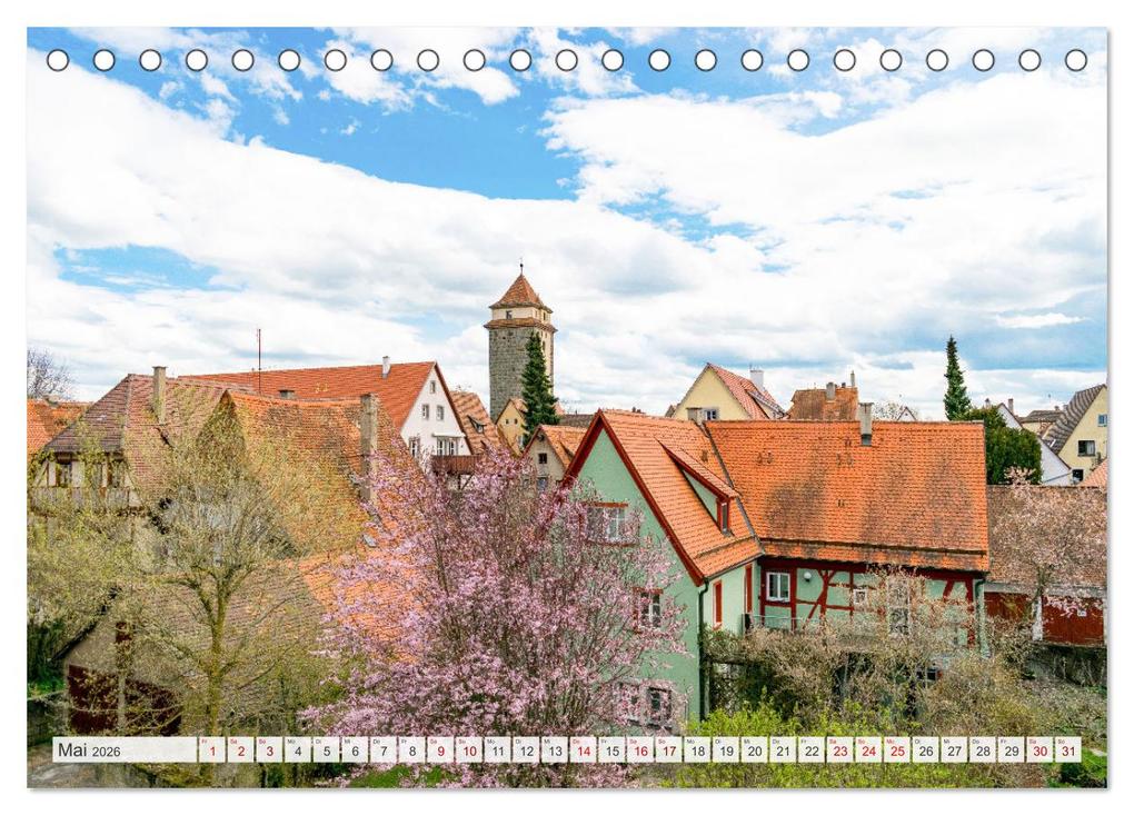 Weitere Ansicht: Ein Spaziergang durch Rothenburg ob der Tauber (Tischkalender 2026 DIN A5 quer), CALVENDO Monatskalender | Tina Rabus, Calvendo