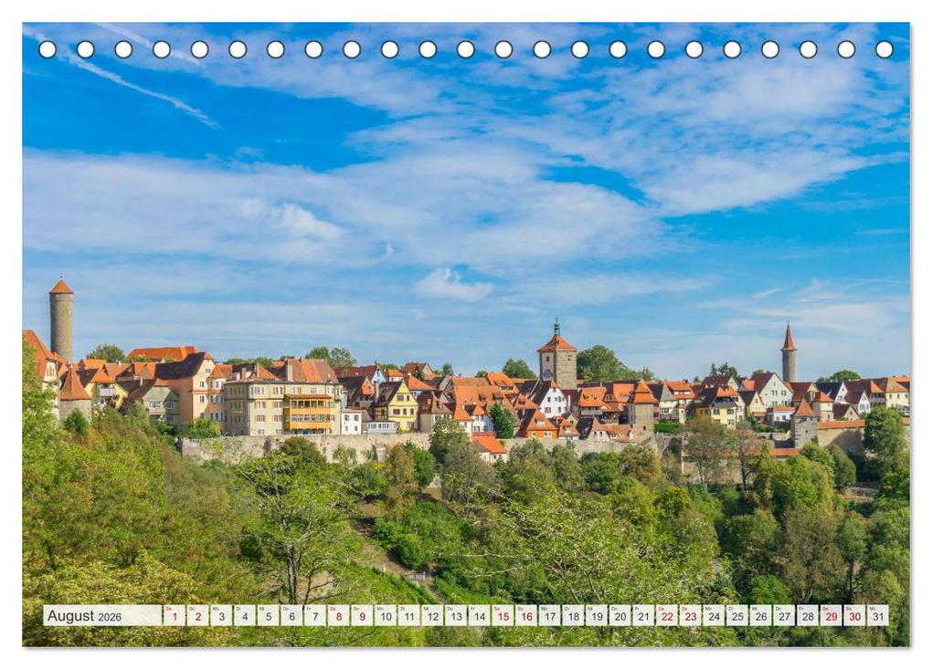 Weitere Ansicht: Ein Spaziergang durch Rothenburg ob der Tauber (Tischkalender 2026 DIN A5 quer), CALVENDO Monatskalender | Tina Rabus, Calvendo