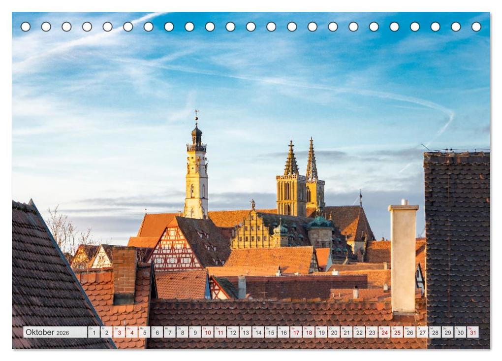 Weitere Ansicht: Ein Spaziergang durch Rothenburg ob der Tauber (Tischkalender 2026 DIN A5 quer), CALVENDO Monatskalender | Tina Rabus, Calvendo