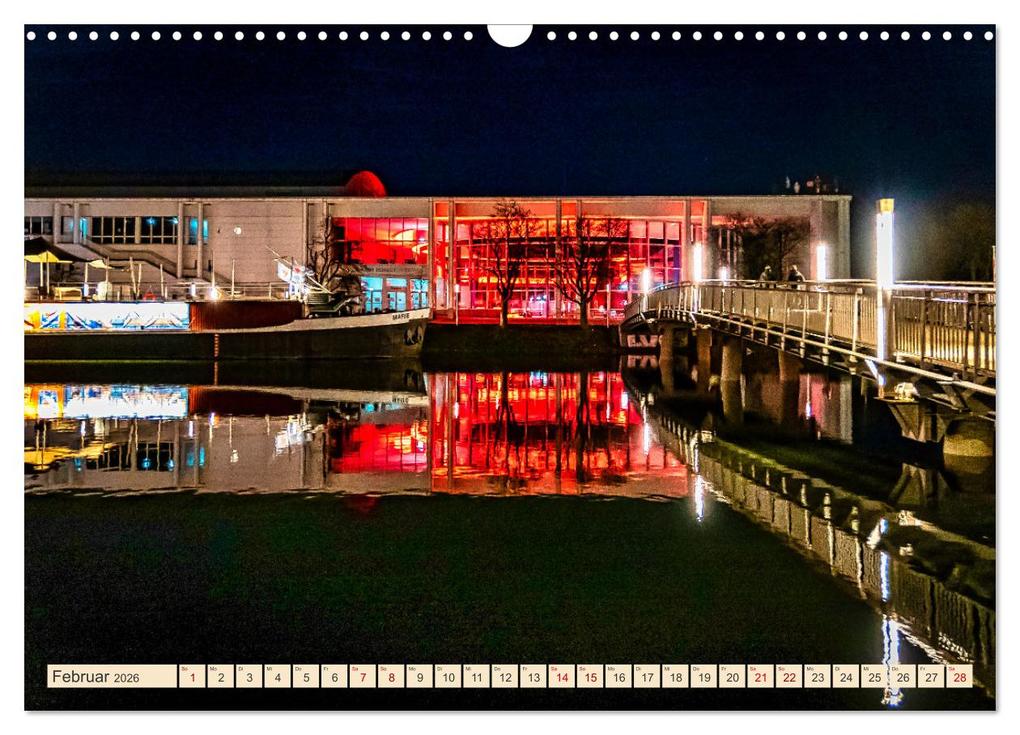Weitere Ansicht: Lübeck bei Nacht (Wandkalender 2026 DIN A3 quer), CALVENDO Monatskalender | Solveig Rogalski, Calvendo