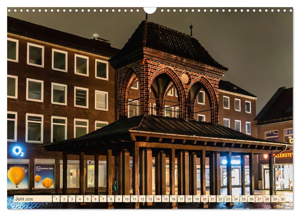 Weitere Ansicht: Lübeck bei Nacht (Wandkalender 2026 DIN A3 quer), CALVENDO Monatskalender | Solveig Rogalski, Calvendo