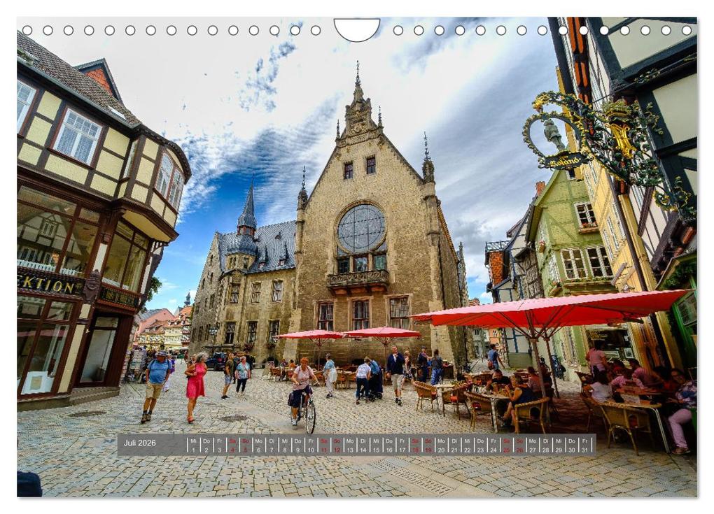 Weitere Ansicht: Ein Blick auf Quedlinburg (Wandkalender 2026 DIN A4 quer), CALVENDO Monatskalender | Markus W. Lambrecht, Calvendo