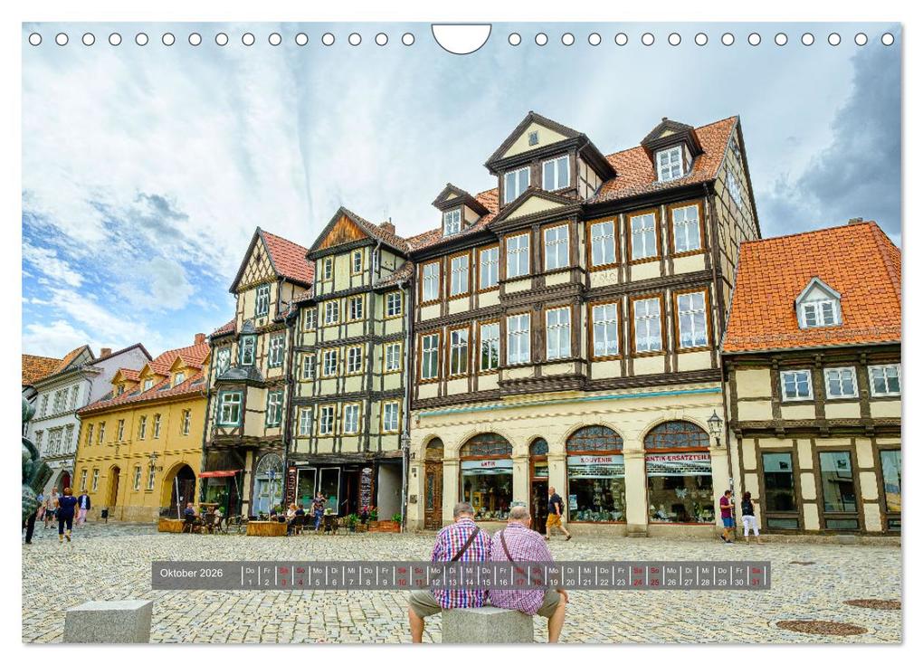 Weitere Ansicht: Ein Blick auf Quedlinburg (Wandkalender 2026 DIN A4 quer), CALVENDO Monatskalender | Markus W. Lambrecht, Calvendo