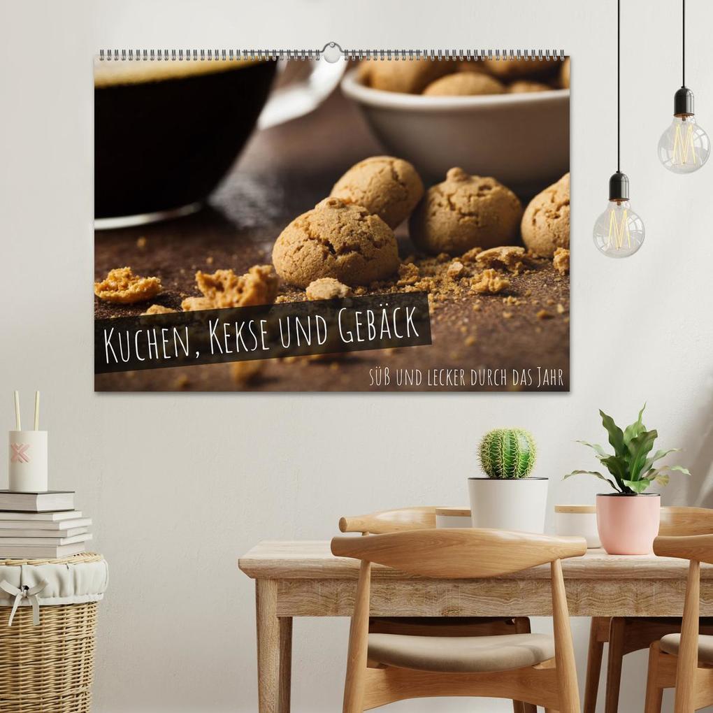 Weitere Ansicht: Kuchen, Kekse und Gebäck - süß und lecker durch das Jahr (Wandkalender 2026 DIN A2 quer), CALVENDO Monatskalender | Martin Rettenberger, Calvendo