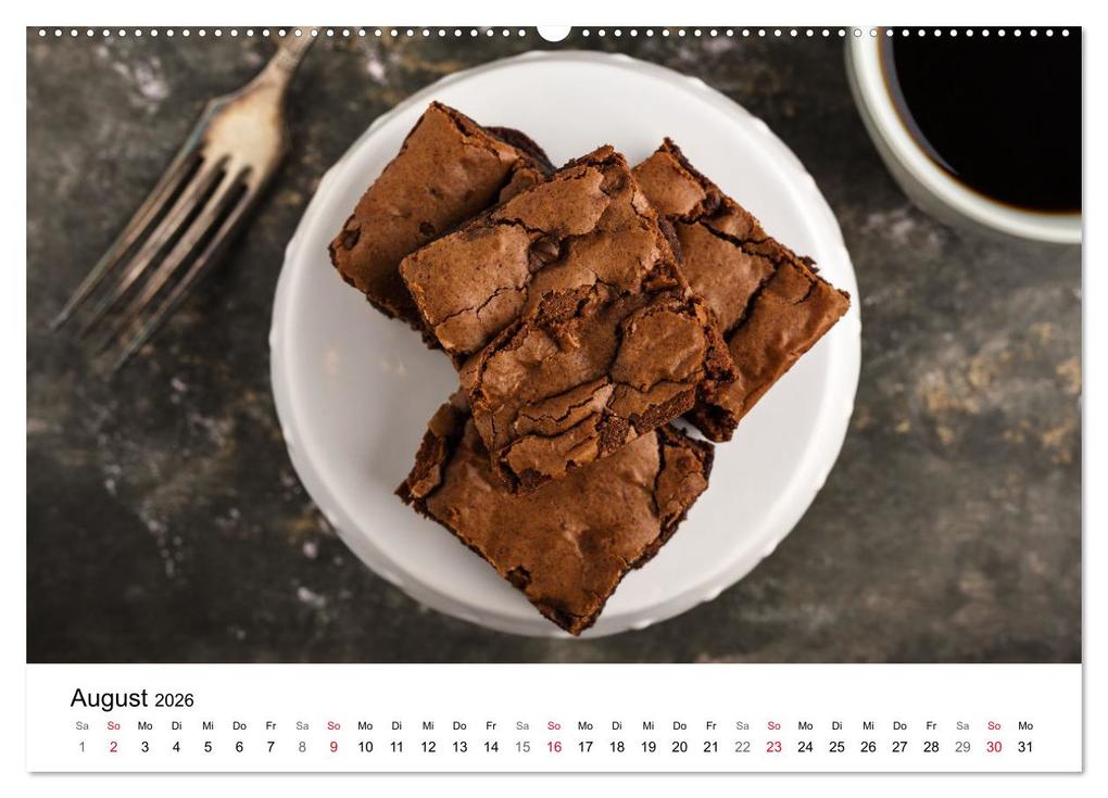 Weitere Ansicht: Kuchen, Kekse und Gebäck - süß und lecker durch das Jahr (Wandkalender 2026 DIN A2 quer), CALVENDO Monatskalender | Martin Rettenberger, Calvendo