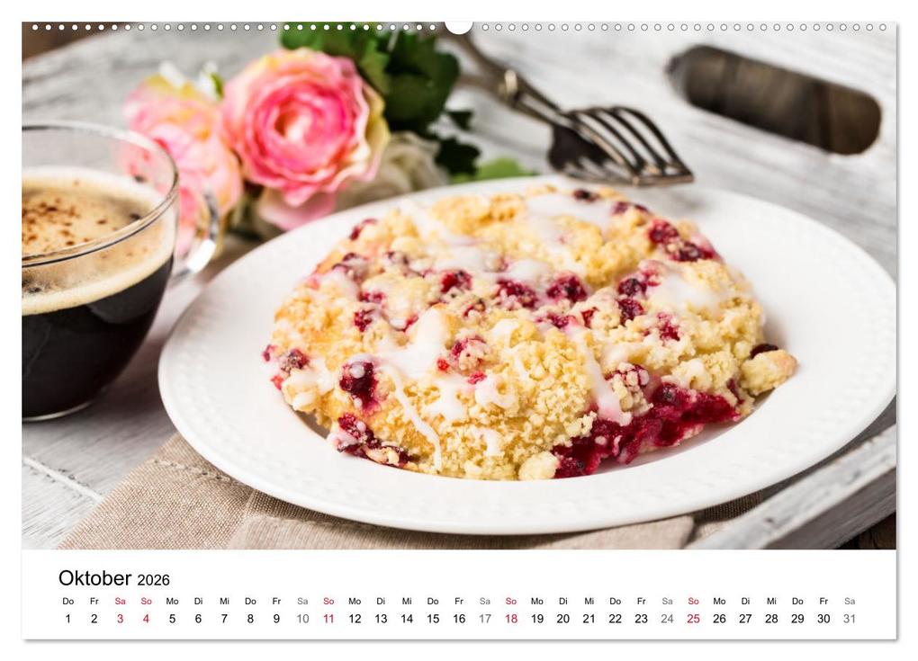 Weitere Ansicht: Kuchen, Kekse und Gebäck - süß und lecker durch das Jahr (Wandkalender 2026 DIN A2 quer), CALVENDO Monatskalender | Martin Rettenberger, Calvendo