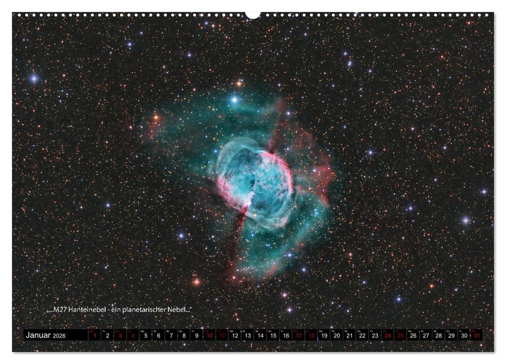 Weitere Ansicht: Astrofotografie - Wunder des Universums (Wandkalender 2026 DIN A2 quer), CALVENDO Monatskalender | Calvendo, Stefan, Stefan Stefan