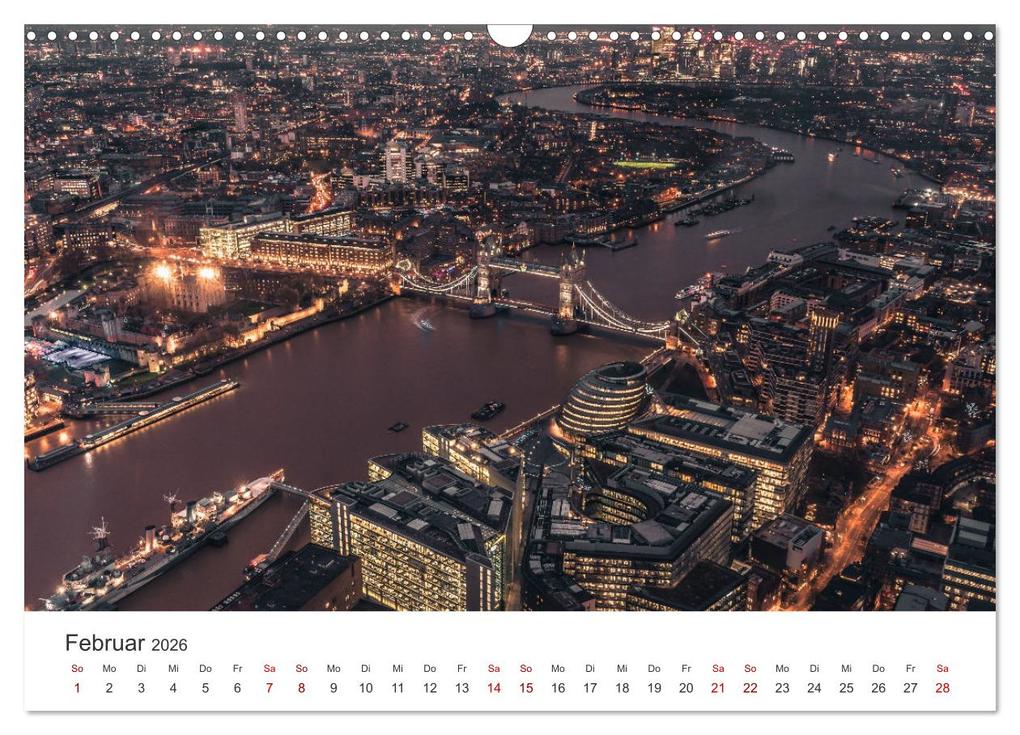 Weitere Ansicht: London - Die faszinierende Hauptstadt Englands. (Wandkalender 2026 DIN A3 quer), CALVENDO Monatskalender | Calvendo, M. Scott