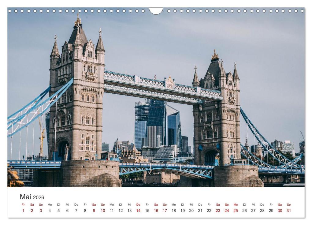 Weitere Ansicht: London - Die faszinierende Hauptstadt Englands. (Wandkalender 2026 DIN A3 quer), CALVENDO Monatskalender | Calvendo, M. Scott