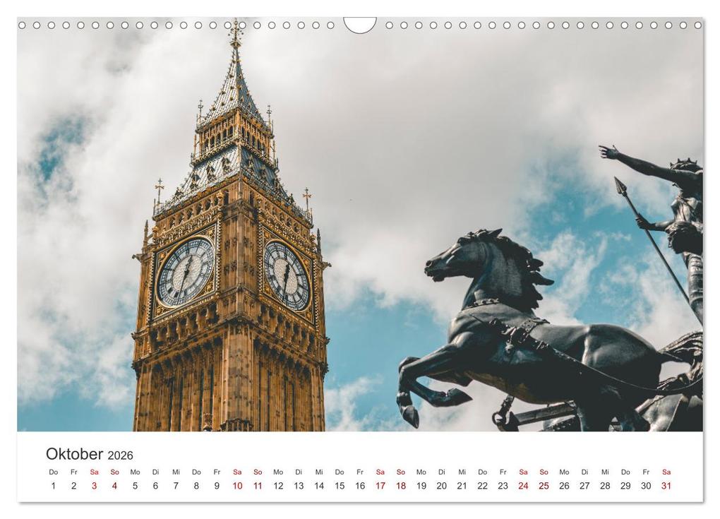 Weitere Ansicht: London - Die faszinierende Hauptstadt Englands. (Wandkalender 2026 DIN A3 quer), CALVENDO Monatskalender | Calvendo, M. Scott