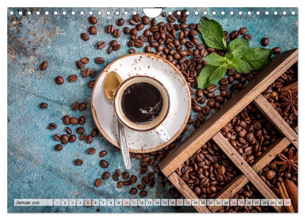 Weitere Ansicht: Lust auf leckeren Kaffee? (Wandkalender 2026 DIN A4 quer), CALVENDO Monatskalender | Calvendo, Gunter Kirsch