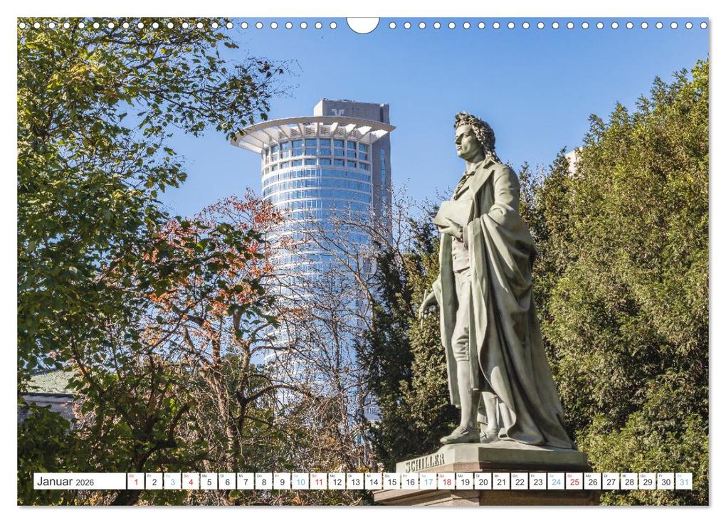 Weitere Ansicht: Frankfurt - Wolkenkratzer und Tradition (Wandkalender 2026 DIN A3 quer), CALVENDO Monatskalender | Calvendo, Dieter Meyer
