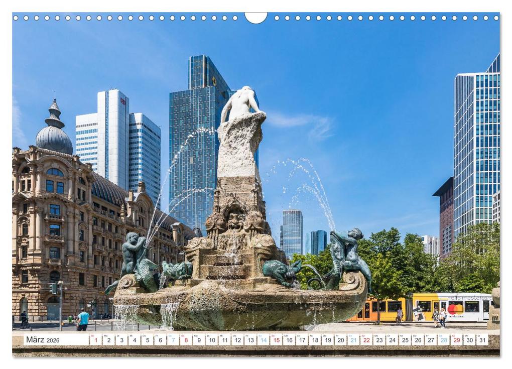 Weitere Ansicht: Frankfurt - Wolkenkratzer und Tradition (Wandkalender 2026 DIN A3 quer), CALVENDO Monatskalender | Calvendo, Dieter Meyer