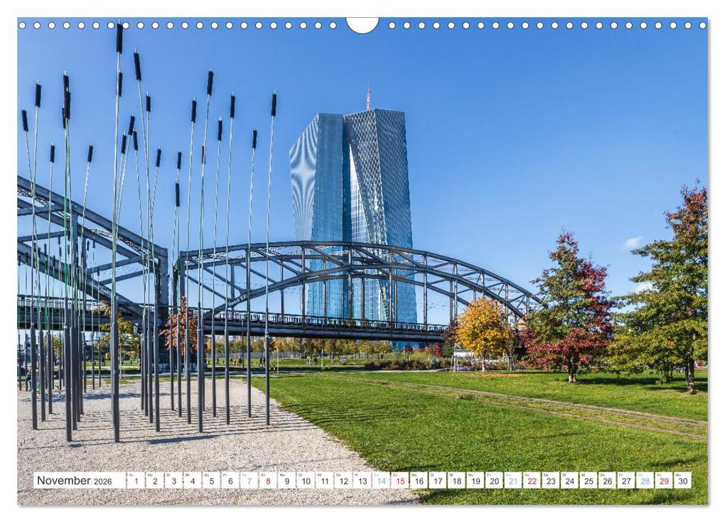 Weitere Ansicht: Frankfurt - Wolkenkratzer und Tradition (Wandkalender 2026 DIN A3 quer), CALVENDO Monatskalender | Calvendo, Dieter Meyer