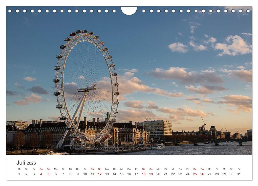 Weitere Ansicht: London - Die faszinierende Hauptstadt Englands. (Wandkalender 2026 DIN A4 quer), CALVENDO Monatskalender | Calvendo, M. Scott