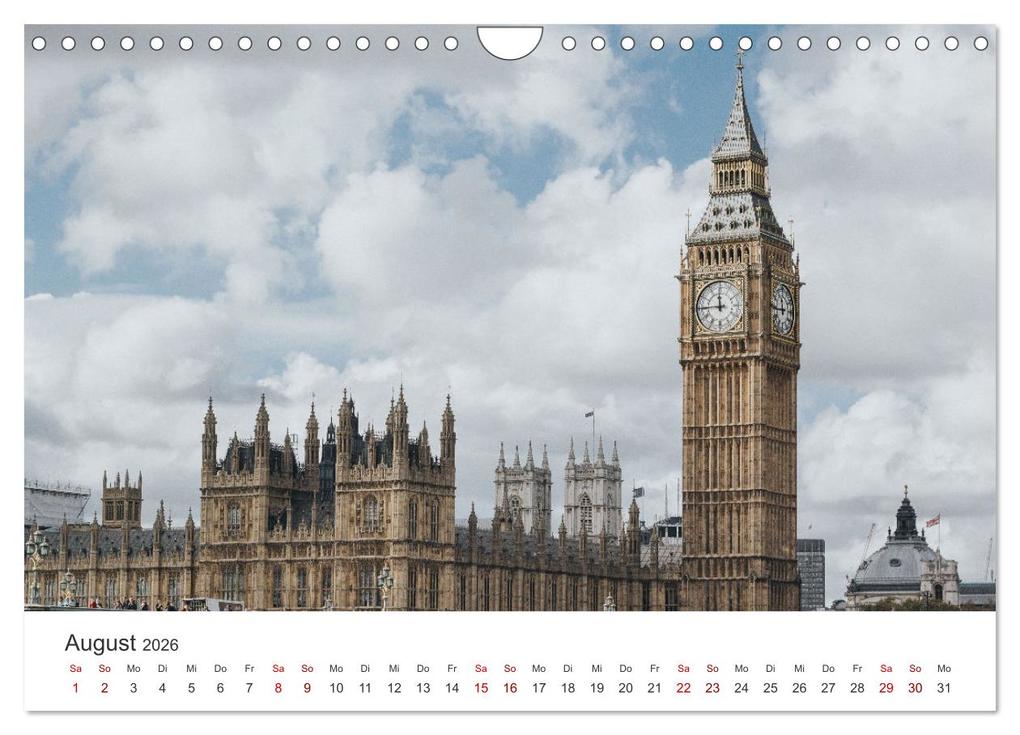 Weitere Ansicht: London - Die faszinierende Hauptstadt Englands. (Wandkalender 2026 DIN A4 quer), CALVENDO Monatskalender | Calvendo, M. Scott