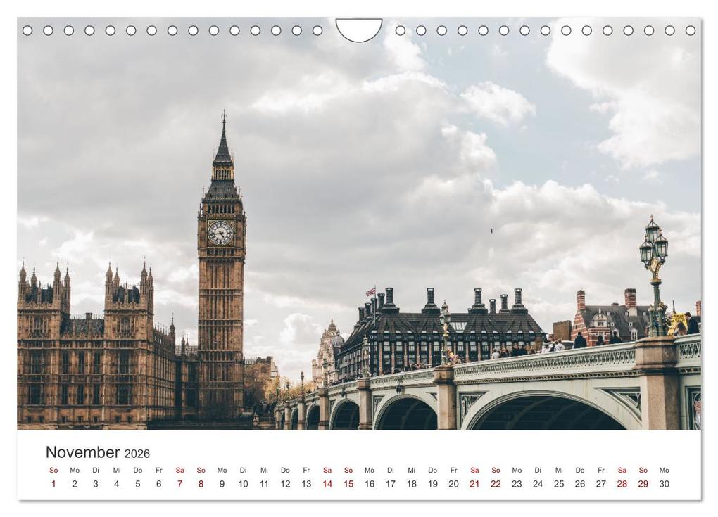 Weitere Ansicht: London - Die faszinierende Hauptstadt Englands. (Wandkalender 2026 DIN A4 quer), CALVENDO Monatskalender | Calvendo, M. Scott
