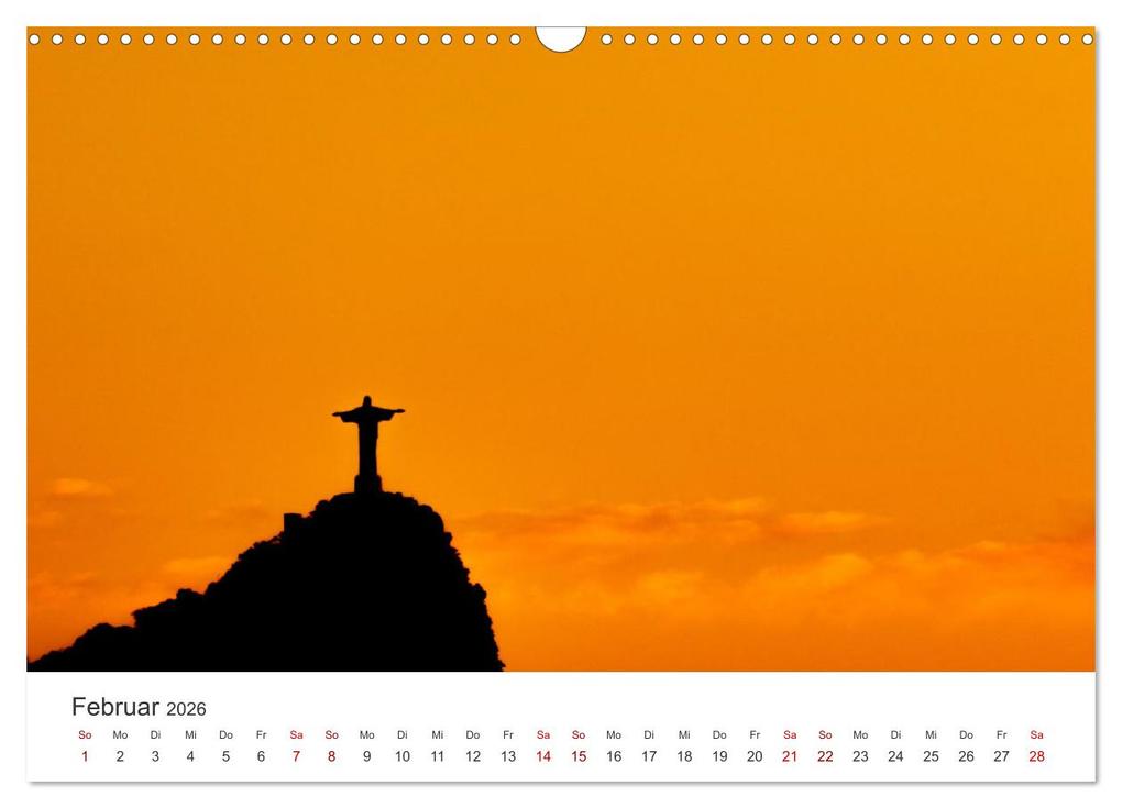 Weitere Ansicht: Brasilien - Karnevale, Fußball und Regenwälder. (Wandkalender 2026 DIN A3 quer), CALVENDO Monatskalender | Calvendo, SF, SF SF
