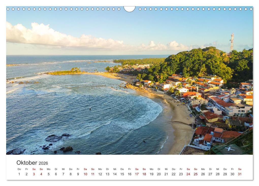 Weitere Ansicht: Brasilien - Karnevale, Fußball und Regenwälder. (Wandkalender 2026 DIN A3 quer), CALVENDO Monatskalender | Calvendo, SF, SF SF
