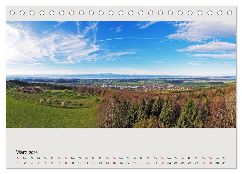Weitere Ansicht: Bodensee - Landschaften (Tischkalender 2026 DIN A5 quer), CALVENDO Monatskalender | Calvendo, Ade Zech
