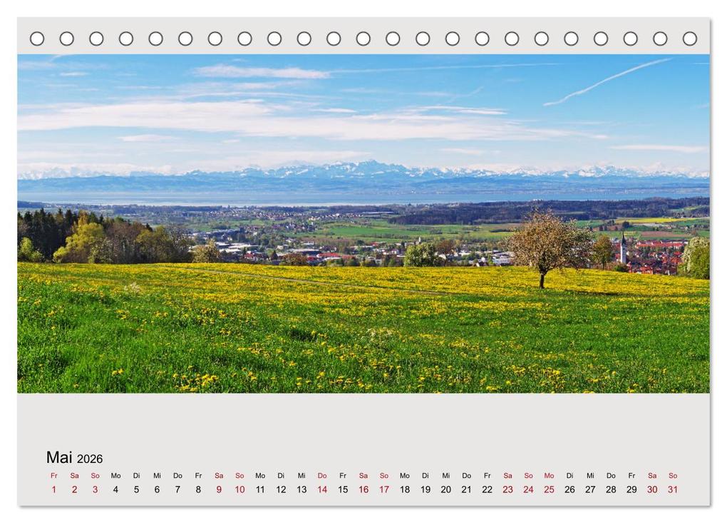 Weitere Ansicht: Bodensee - Landschaften (Tischkalender 2026 DIN A5 quer), CALVENDO Monatskalender | Calvendo, Ade Zech