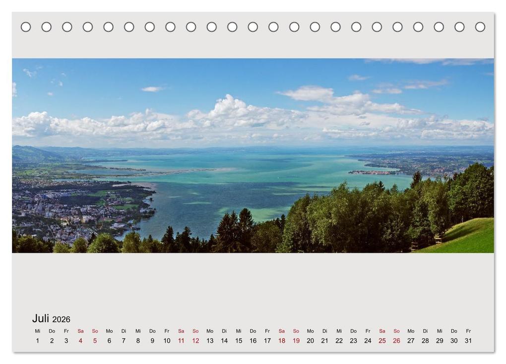 Weitere Ansicht: Bodensee - Landschaften (Tischkalender 2026 DIN A5 quer), CALVENDO Monatskalender | Calvendo, Ade Zech