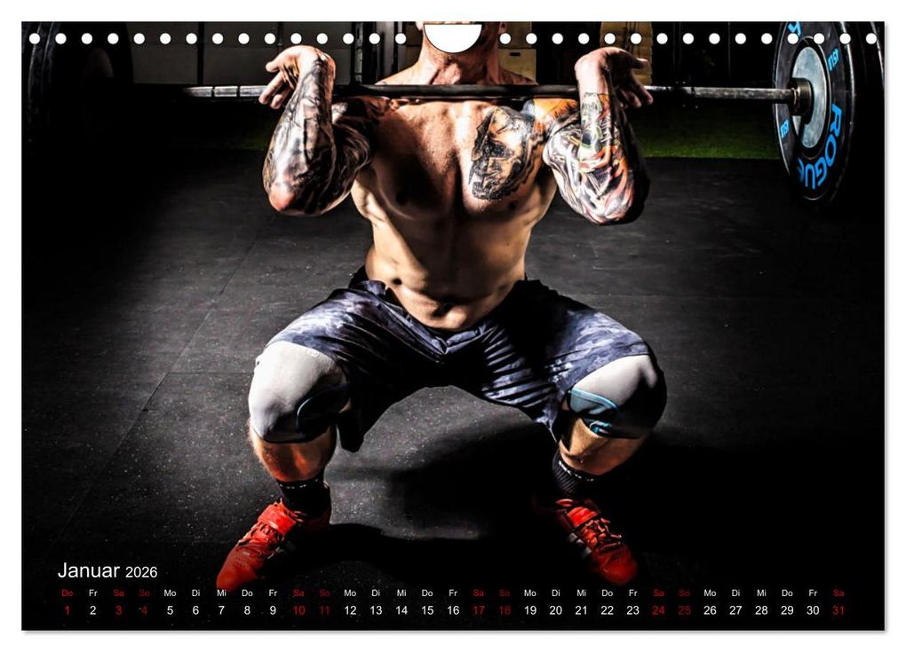 Weitere Ansicht: Kraftsport (Wandkalender 2026 DIN A4 quer), CALVENDO Monatskalender | Calvendo, Renate Utz