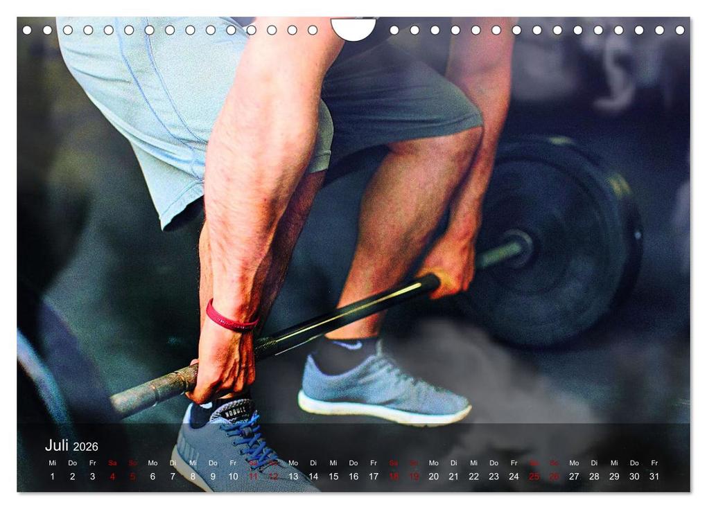 Weitere Ansicht: Kraftsport (Wandkalender 2026 DIN A4 quer), CALVENDO Monatskalender | Calvendo, Renate Utz