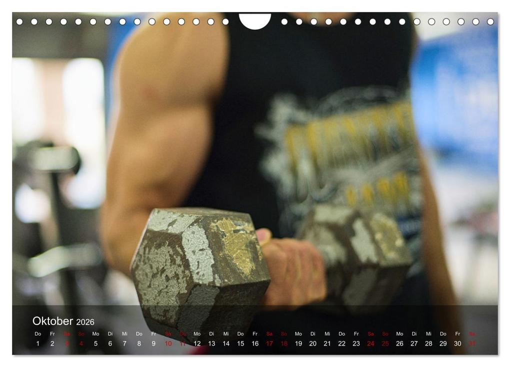 Weitere Ansicht: Kraftsport (Wandkalender 2026 DIN A4 quer), CALVENDO Monatskalender | Calvendo, Renate Utz