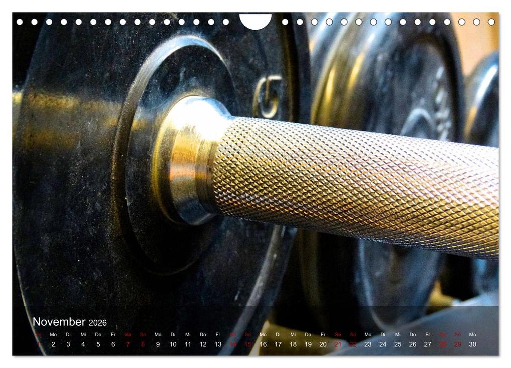 Weitere Ansicht: Kraftsport (Wandkalender 2026 DIN A4 quer), CALVENDO Monatskalender | Calvendo, Renate Utz