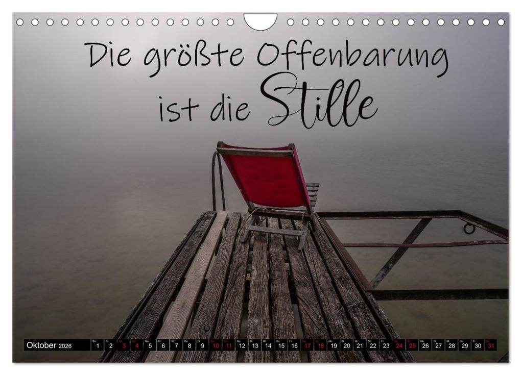 Weitere Ansicht: Bilder und Texte für die Seele (Wandkalender 2026 DIN A4 quer), CALVENDO Monatskalender | Tanja Schultz Fotografie, Calvendo