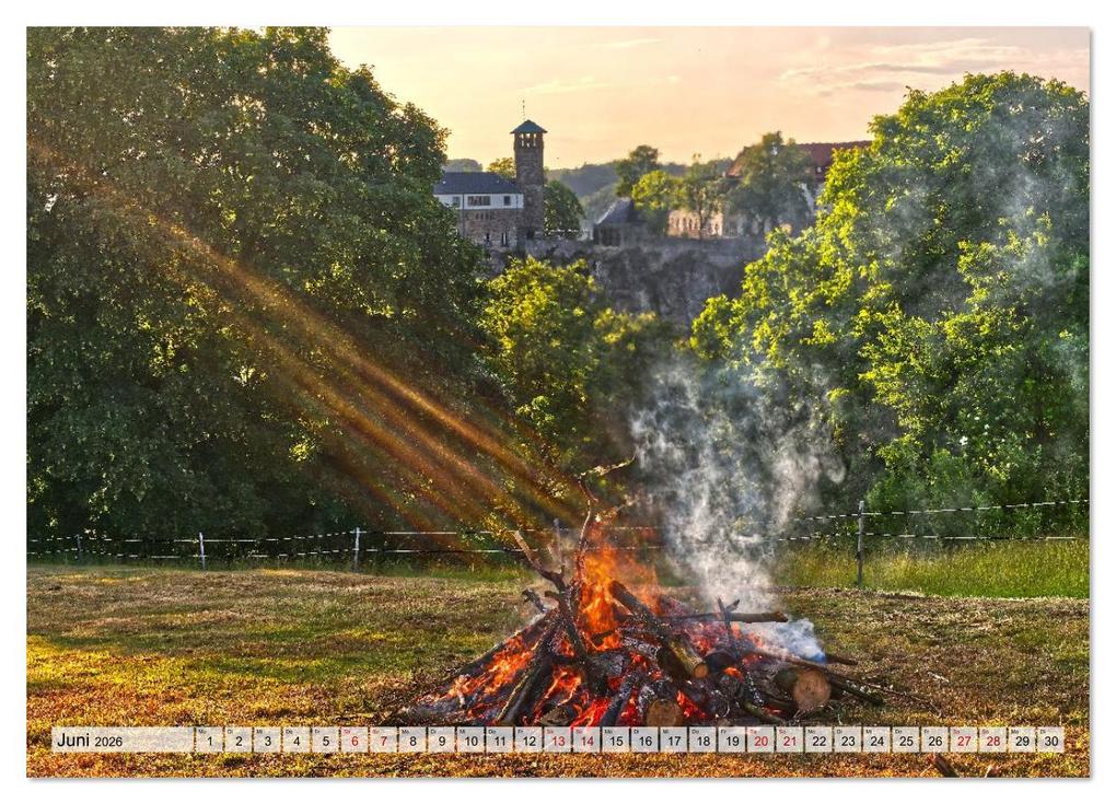 Weitere Ansicht: Die Burg Hohnstein im Licht der vier Jahreszeiten (Wandkalender 2026 DIN A4 quer), CALVENDO Monatskalender | Calvendo, Norbert Jentzsch