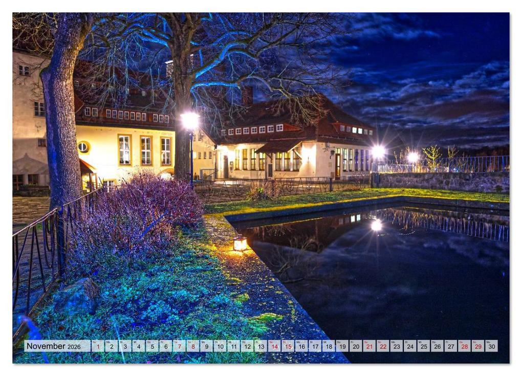 Weitere Ansicht: Die Burg Hohnstein im Licht der vier Jahreszeiten (Wandkalender 2026 DIN A4 quer), CALVENDO Monatskalender | Calvendo, Norbert Jentzsch