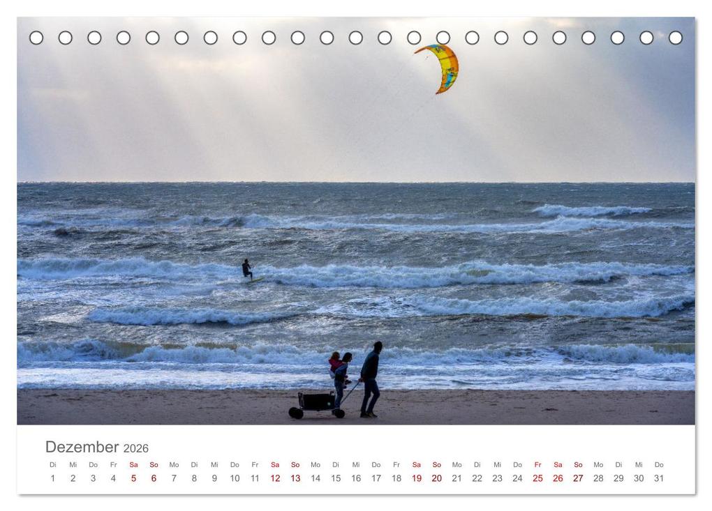 Weitere Ansicht: Dänemark - Henne Strand (Tischkalender 2026 DIN A5 quer), CALVENDO Monatskalender | Dieter W. Hack - www.dieter-hack.com, Calvendo