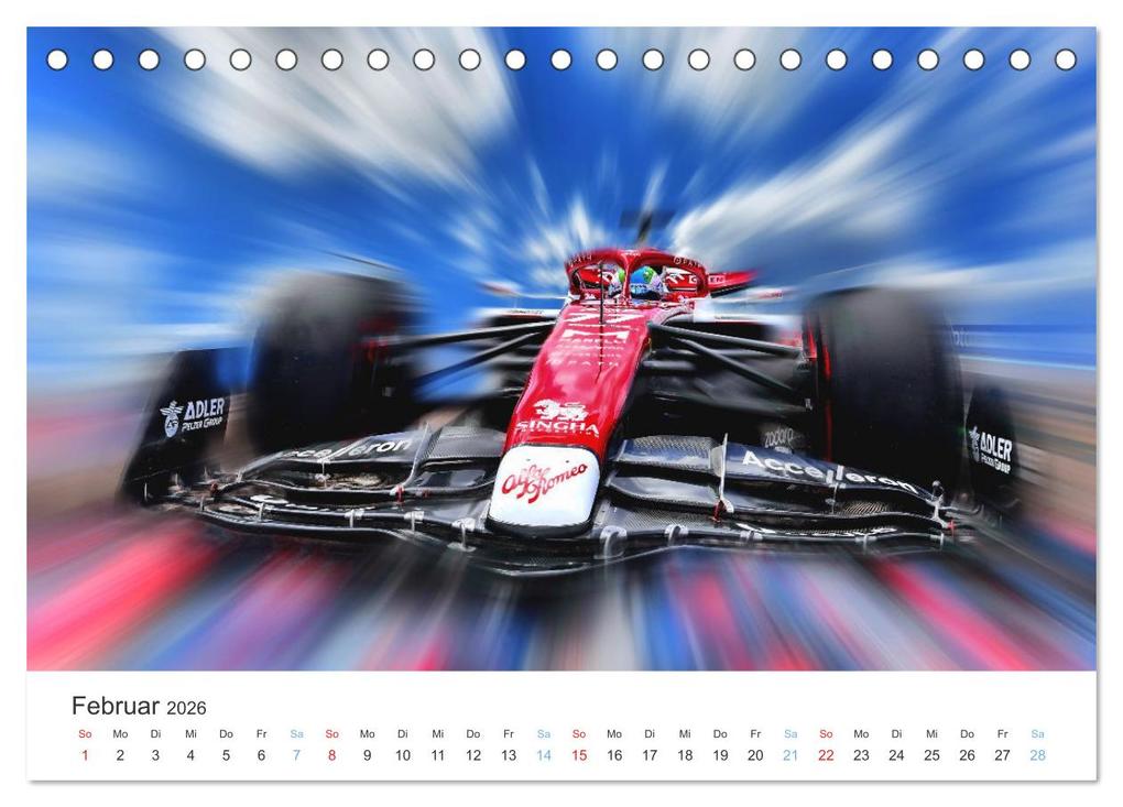 Weitere Ansicht: Formel 1 - Die Königsklasse (Tischkalender 2026 DIN A5 quer), CALVENDO Monatskalender | Jean-Louis Glineur, Calvendo