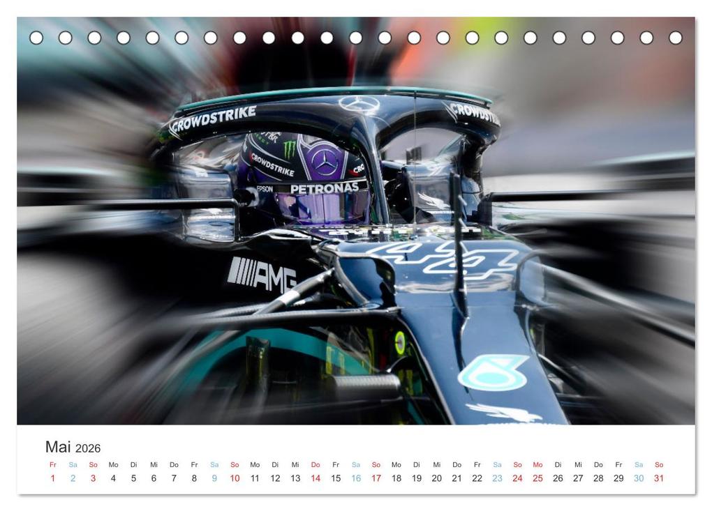 Weitere Ansicht: Formel 1 - Die Königsklasse (Tischkalender 2026 DIN A5 quer), CALVENDO Monatskalender | Jean-Louis Glineur, Calvendo