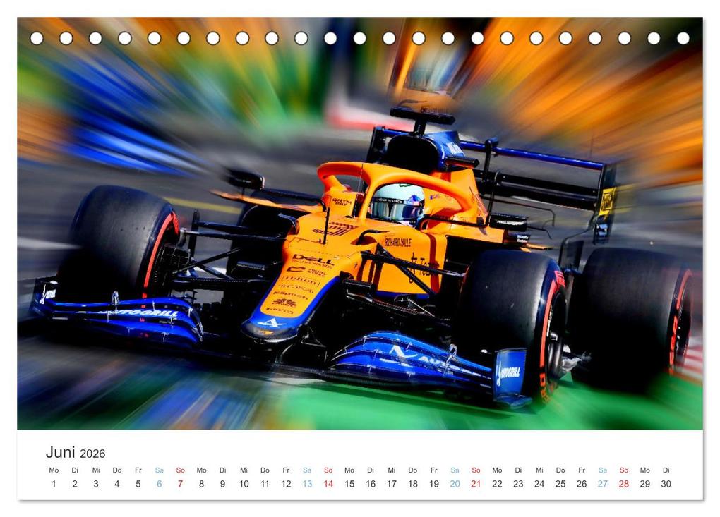 Weitere Ansicht: Formel 1 - Die Königsklasse (Tischkalender 2026 DIN A5 quer), CALVENDO Monatskalender | Jean-Louis Glineur, Calvendo