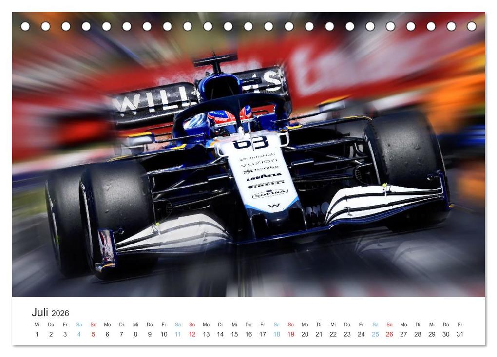 Weitere Ansicht: Formel 1 - Die Königsklasse (Tischkalender 2026 DIN A5 quer), CALVENDO Monatskalender | Jean-Louis Glineur, Calvendo