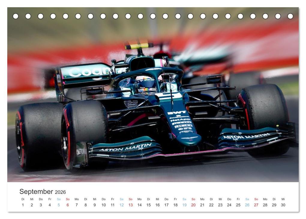 Weitere Ansicht: Formel 1 - Die Königsklasse (Tischkalender 2026 DIN A5 quer), CALVENDO Monatskalender | Jean-Louis Glineur, Calvendo
