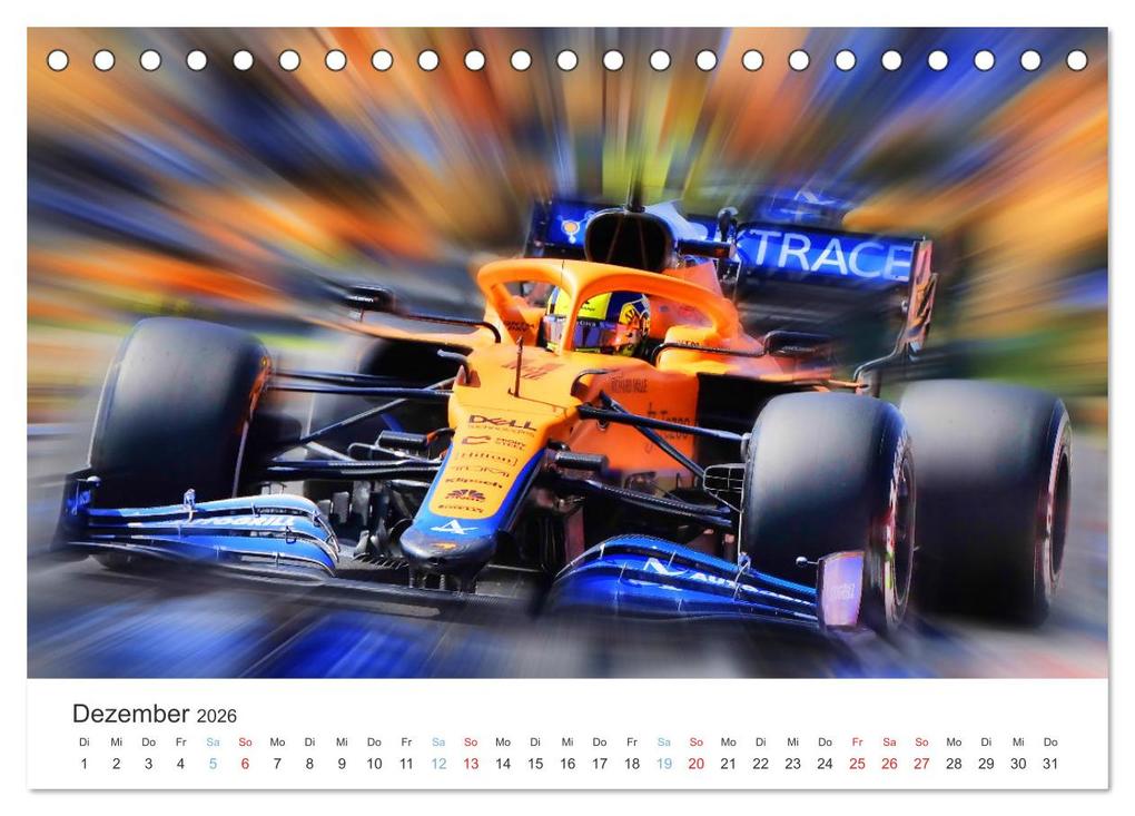 Weitere Ansicht: Formel 1 - Die Königsklasse (Tischkalender 2026 DIN A5 quer), CALVENDO Monatskalender | Jean-Louis Glineur, Calvendo