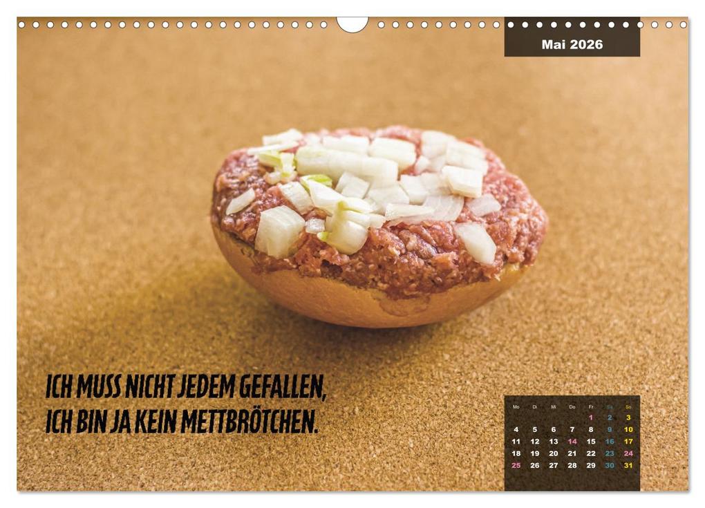 Weitere Ansicht: Mettkalender - Spread some more Mett (Wandkalender 2026 DIN A3 quer), CALVENDO Monatskalender | Mettfluencer Mettfluencer, Calvendo, Mettfluencer