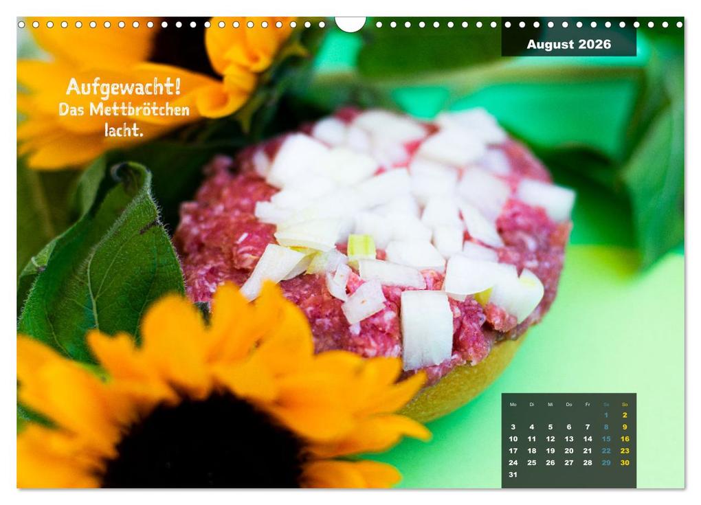 Weitere Ansicht: Mettkalender - Spread some more Mett (Wandkalender 2026 DIN A3 quer), CALVENDO Monatskalender | Mettfluencer Mettfluencer, Calvendo, Mettfluencer