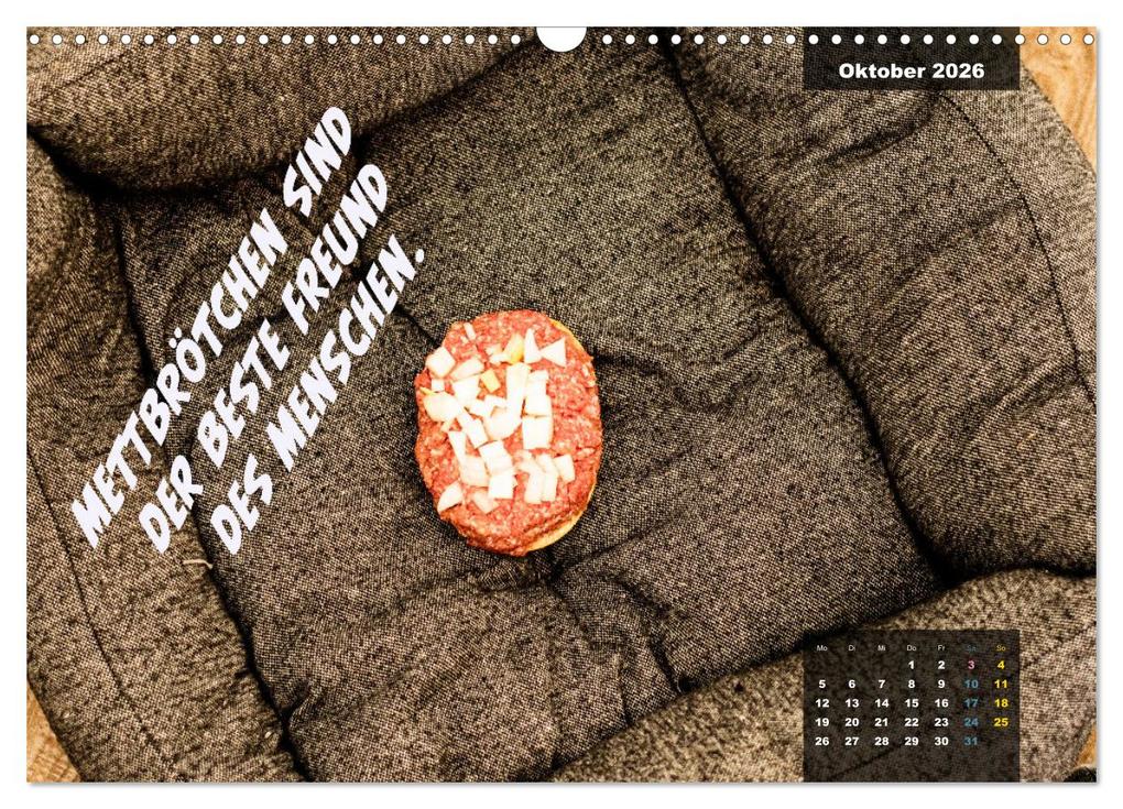 Weitere Ansicht: Mettkalender - Spread some more Mett (Wandkalender 2026 DIN A3 quer), CALVENDO Monatskalender | Mettfluencer Mettfluencer, Calvendo, Mettfluencer