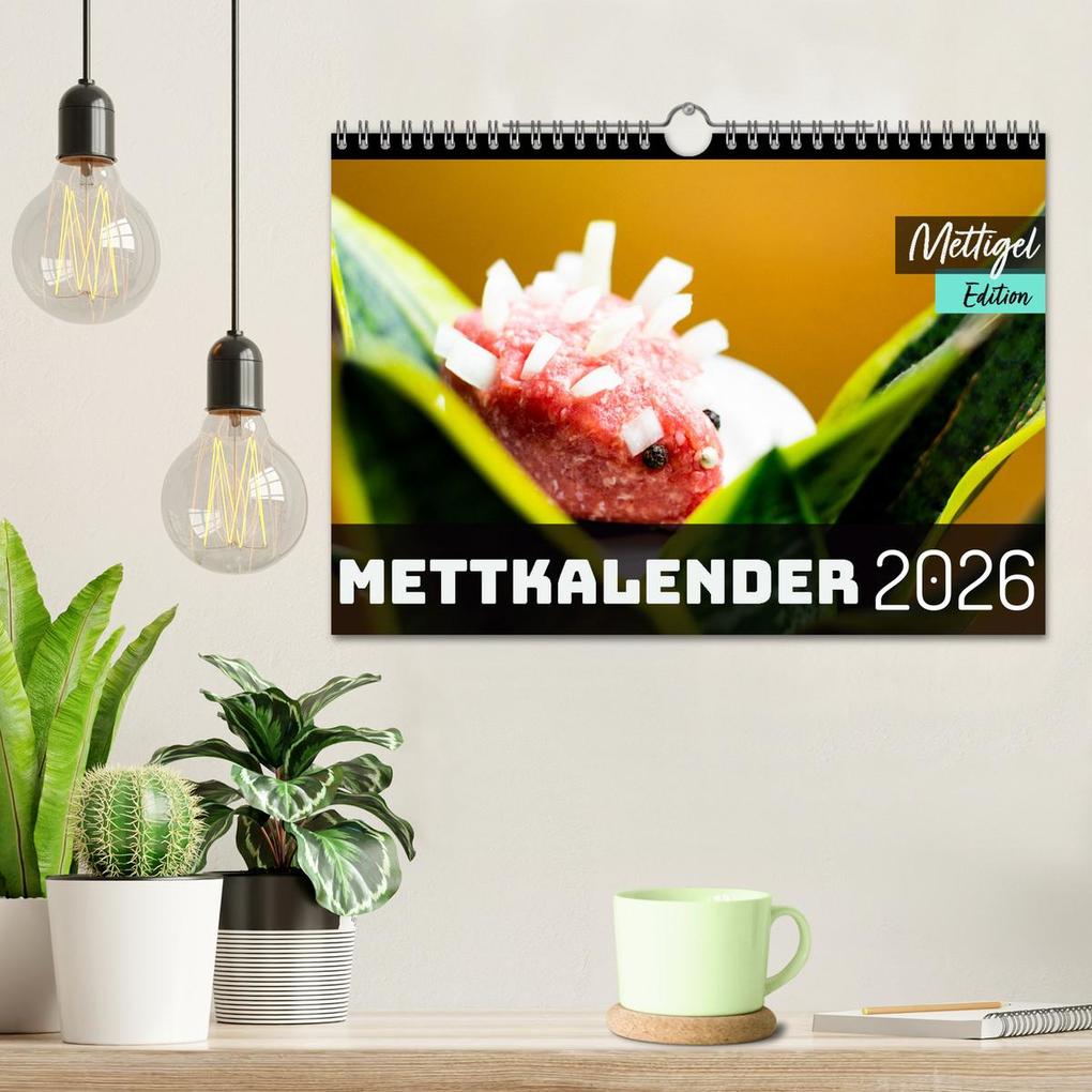 Weitere Ansicht: Mettkalender - Mettigel Edition (Wandkalender 2026 DIN A4 quer), CALVENDO Monatskalender | Mettfluencer Mettfluencer, Calvendo, Mettfluencer