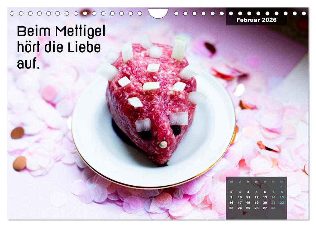 Weitere Ansicht: Mettkalender - Mettigel Edition (Wandkalender 2026 DIN A4 quer), CALVENDO Monatskalender | Mettfluencer Mettfluencer, Calvendo, Mettfluencer