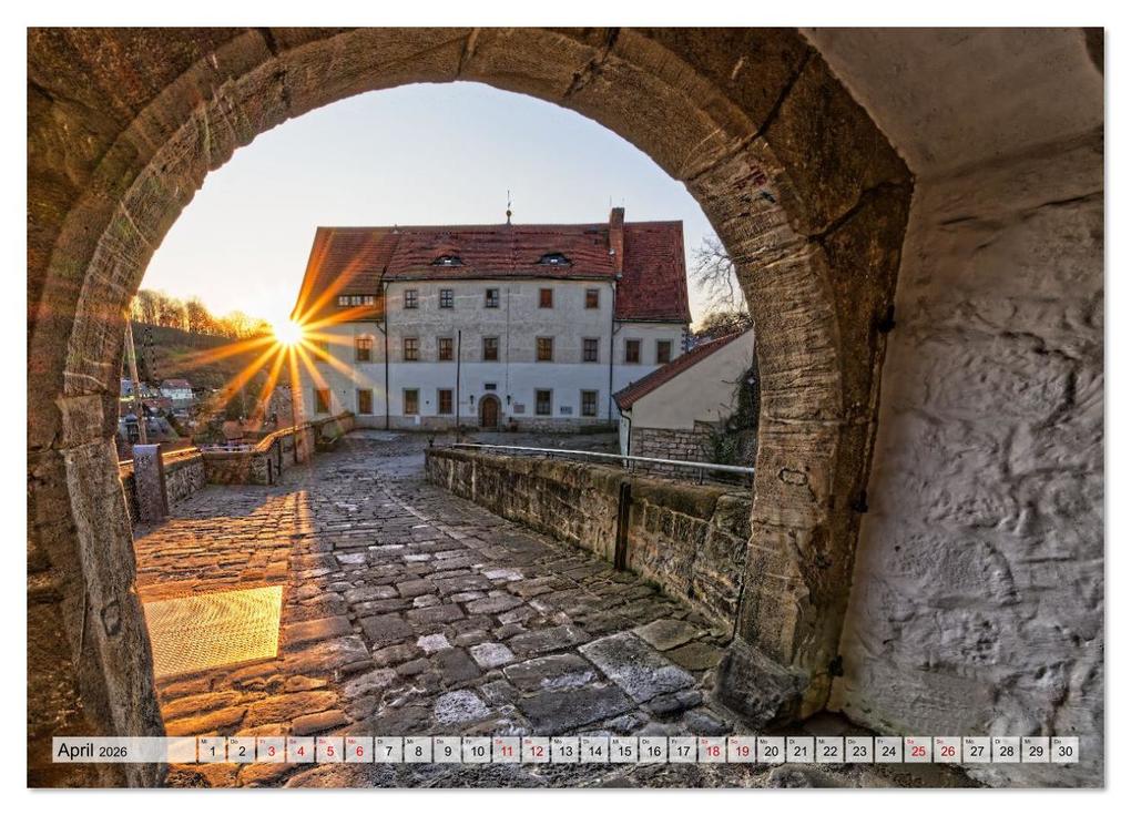 Weitere Ansicht: Die Burg Hohnstein im Licht der vier Jahreszeiten (Wandkalender 2026 DIN A3 quer), CALVENDO Monatskalender | Calvendo, Norbert Jentzsch