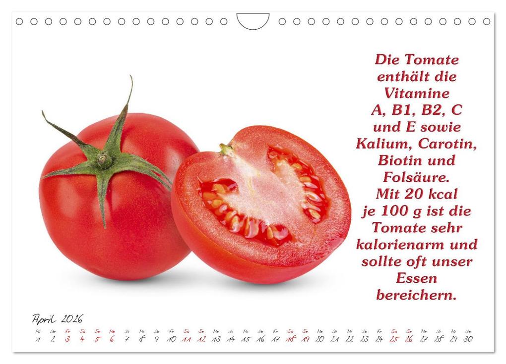 Weitere Ansicht: Gesund durchs Jahr (Wandkalender 2026 DIN A4 quer), CALVENDO Monatskalender | Gunter Kirsch, Calvendo
