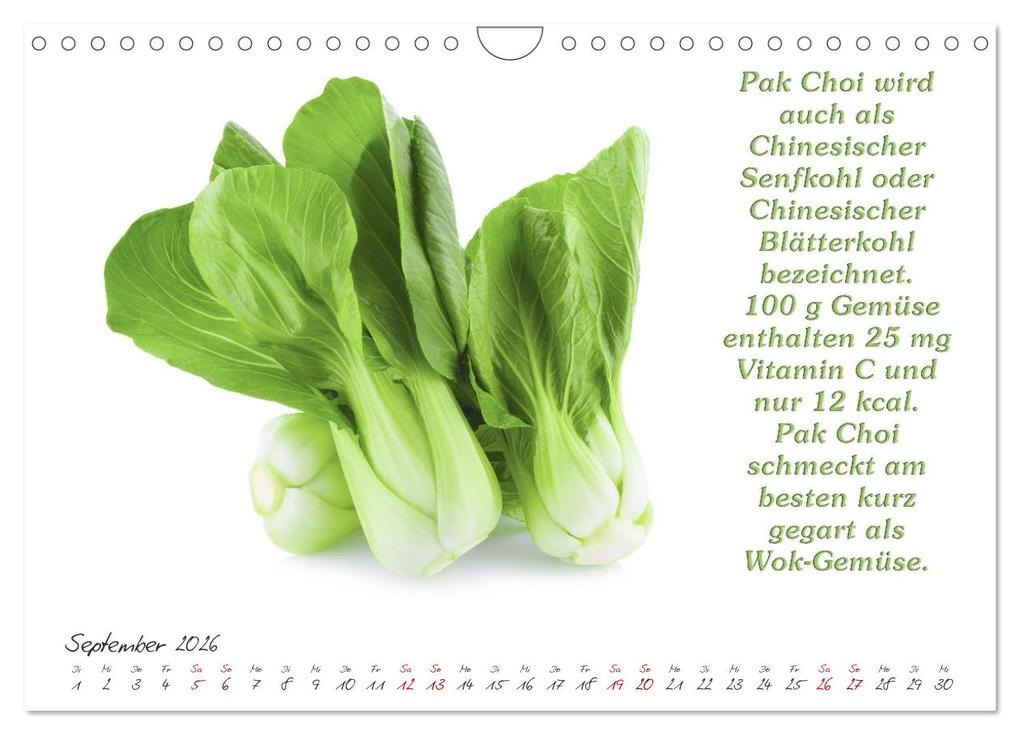 Weitere Ansicht: Gesund durchs Jahr (Wandkalender 2026 DIN A4 quer), CALVENDO Monatskalender | Gunter Kirsch, Calvendo