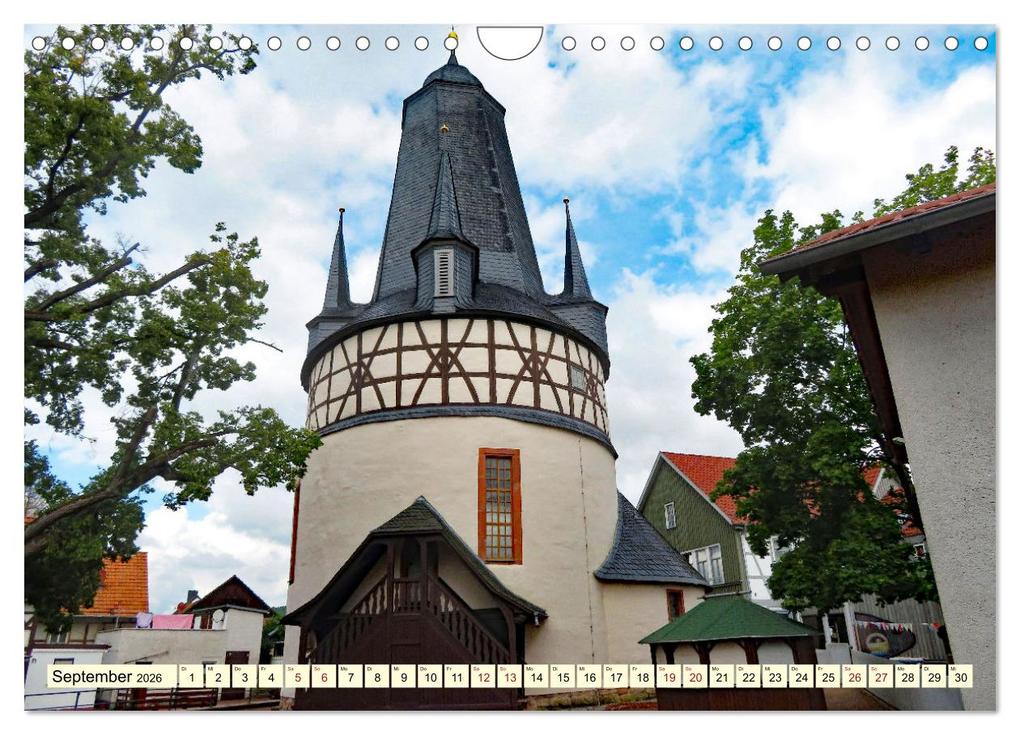 Weitere Ansicht: Fachwerkhäuser - Kirchen in Thüringen (Wandkalender 2026 DIN A4 quer), CALVENDO Monatskalender | Angelika Keller, Calvendo