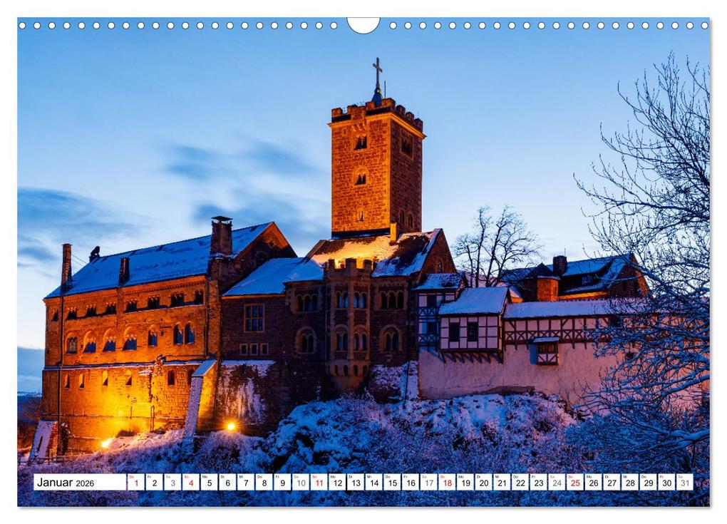Weitere Ansicht: Historische Wartburg (Wandkalender 2026 DIN A3 quer), CALVENDO Monatskalender | Calvendo, Roland Brack